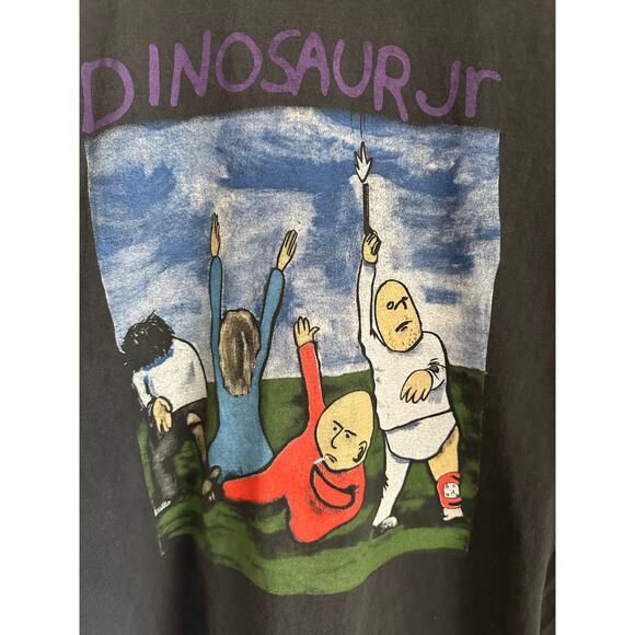 Dinosaur Jr. 1994 "Without a Sound" Vintage Reprint Single Stitch T-shirt - Picture 3 of 5